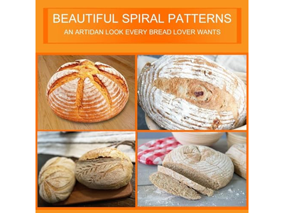 1 किग्रा 9 इंच अंडाकार बैनेटन कस्टम बड़े आकार की रोटी बेकिंग किट आयताकार रतन