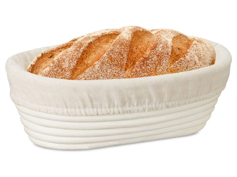 अंडाकार प्रूफिंग टोकरी