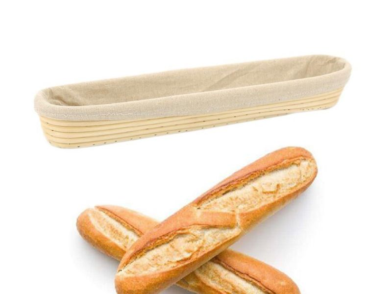 लंबी प्रूफिंग टोकरी