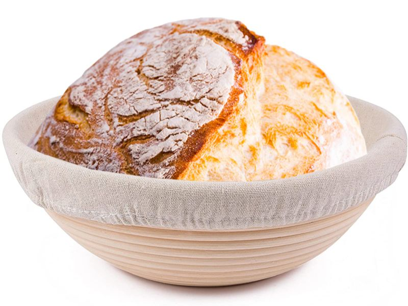 गोल प्रूफिंग टोकरी