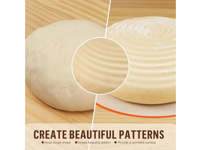 बैनेटन रोटी प्रूफिंग टोकरी गोल रतन खमीर स्टार्टर किट