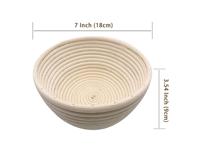 फ्रेंच विकर बैनेटन प्रूविंग टोकरी वियतनाम रतन बैनेटन्स खमीर के लिए