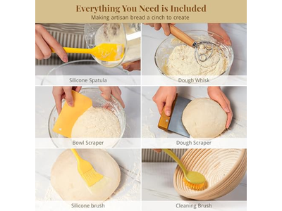 हृदय आकार प्रूफिंग टोकरी टोकरियाँ रोटी लमे विभिन्न आकृतियाँ बैनेटन