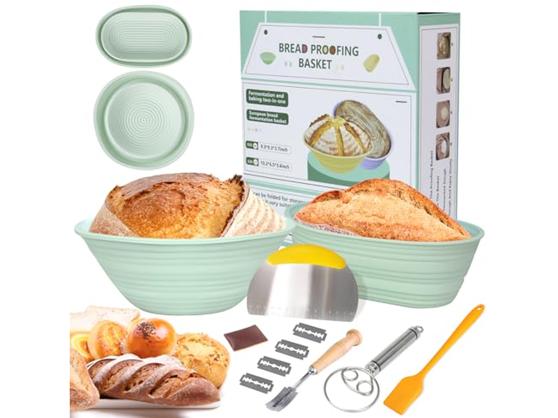 होम बेकरी उपयोग रोटी प्रूफिंग टोकरी डबल हेल्थ सेफ रतन ब्रेड बास्केट