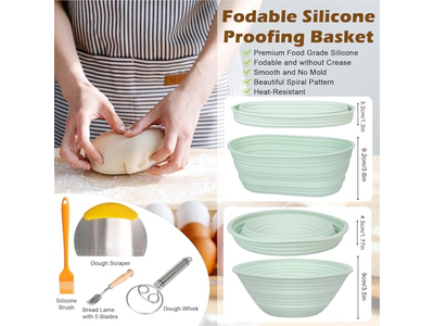 होम बेकरी उपयोग रोटी प्रूफिंग टोकरी डबल हेल्थ सेफ रतन ब्रेड बास्केट