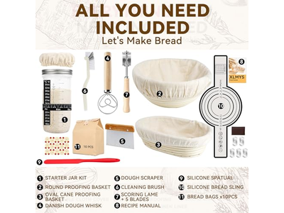 हॉट ओवल रोटी प्रूफिंग टोकरी ब्रेड उच्च गुणवत्ता बैनेटन सेट