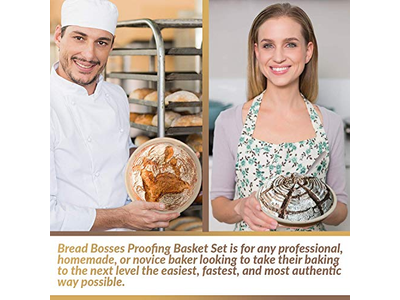 लोफ रोटी प्रूफिंग टोकरी आटा पेपर बॉस फूड52 14 इंच सफाई घर का बना उपयोग