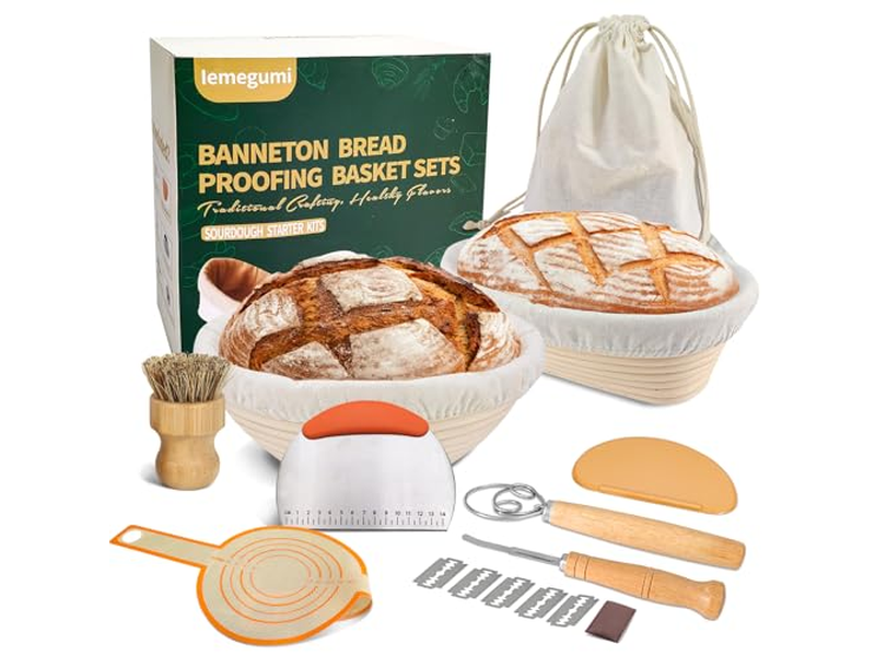 आटे के प्रूफिंग के लिए प्लास्टिक टोकरियाँ अंडाकार बुनी रोटी टोकरी