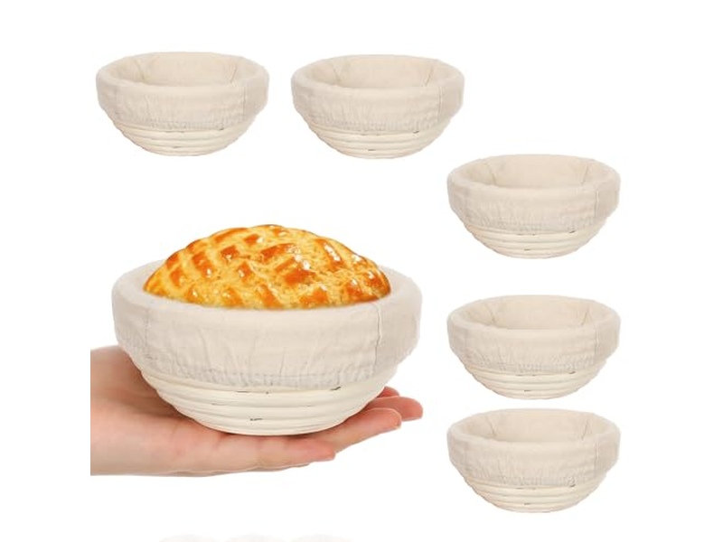 प्रूफिंग ब्रेक टोकरी ओवन बेकिंग धातु टोकरियाँ बड़ी जूट रोटी के लिए