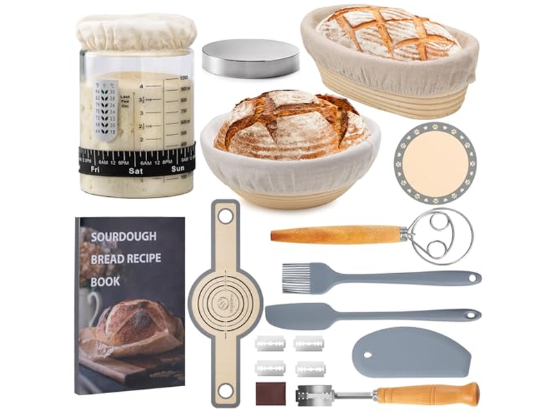 बिना टोकरी के खमीर प्रूफिंग रोटी और केक सजावट उपहार