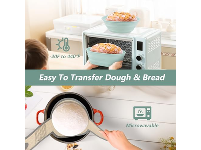 रिंग बैनटन रोटी प्रूफिंग टोकरी विभिन्न डिजाइन एक इको 15 इंच किट का उपयोग करके