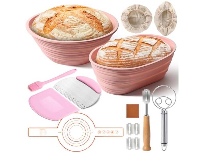 गोल अंडाकार किण्वन टोकरी वाइन रोटी पीपी बैनेटोन बैगेट केक निट