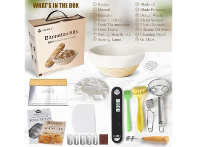 सिलिकॉन रोटी प्रूफिंग टोकरी गुलाबी सॉरडो लाइनर अंडाकार सेट DIY प्राकृतिक रतन