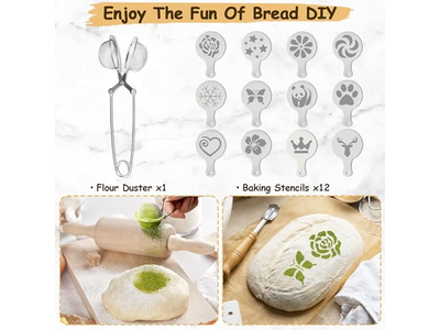 सिलिकॉन रोटी प्रूफिंग टोकरी गुलाबी सॉरडो लाइनर अंडाकार सेट DIY प्राकृतिक रतन