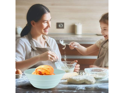 हैवी ड्यूटी ब्रेड बेकर लिनन कूश प्रूफिंग बास्केट 4 इंच के लिए