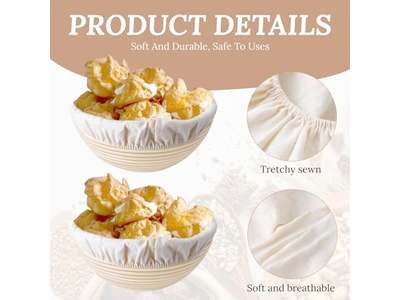 आटे के प्रूफिंग के लिए प्लास्टिक टोकरियाँ खमीर रोटी टोकरी बेकिंग