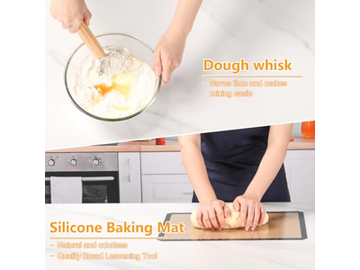 प्रूफिंग बाउल रोटी प्रूफिंग टोकरी हार्ट शेप ब्रेड राउंड राइज़र घर का बना रोटी