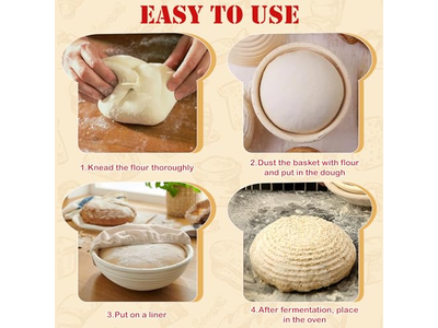 प्रूफिंग ब्रेक टोकरी ओवन बेकिंग धातु टोकरियाँ बड़ी जूट रोटी के लिए