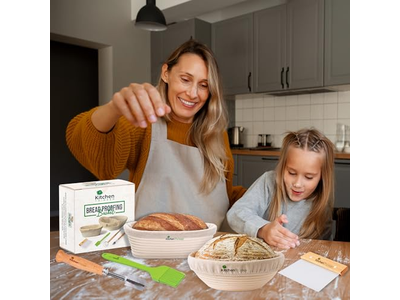 उठती हुई रोटी किण्वन टोकरी बेकरी और खाद्य कपड़ा लाइनर 12 इंच बेंत